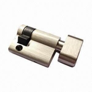 Thumb Lock Brass Cylinder Half 43mm F033