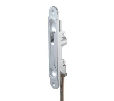 Aluminium Single Action Flush Bolt with Rod Natural