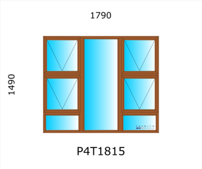 Aluminium Top Hung Window P4T1815