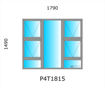 Aluminium Top Hung Window P4T1815 - Image 4