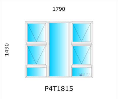 Aluminium Top Hung Window P4T1815 - Image 5
