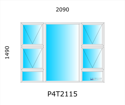 Aluminium Top Hung Window P4T2115 - Image 5