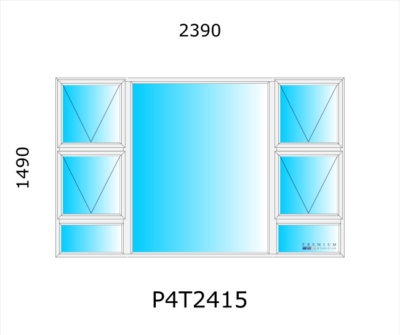 Aluminium Top Hung Window P4T2415 - Image 5