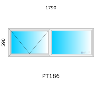 Aluminium Top Hung Window PT186 - Image 5