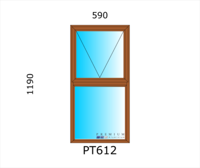 Aluminium Top Hung Window PT612