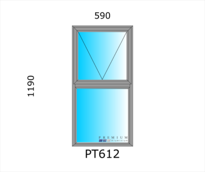 Aluminium Top Hung Window PT612 - Image 4