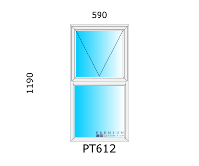 Aluminium Top Hung Window PT612 - Image 5