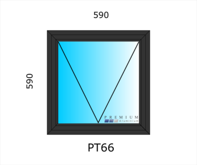 Aluminium Top Hung Window PT66 - Image 5