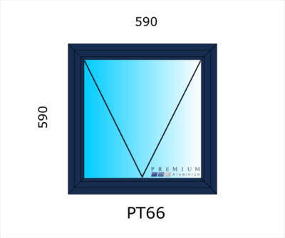 Aluminium Top Hung Window PT66 - Image 4