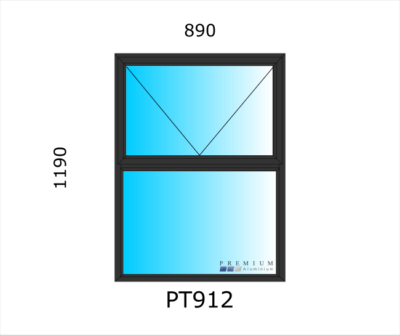 Aluminium Top Hung Window PT912 - Image 2
