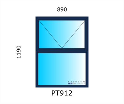 Aluminium Top Hung Window PT912 - Image 3
