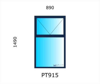 Aluminium Top Hung Window PT915 - Image 3