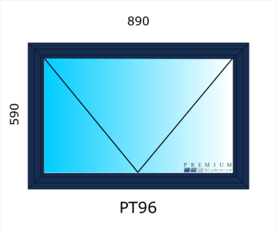Aluminium Top Hung Window PT96 - Image 3