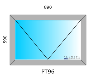 Aluminium Top Hung Window PT96 - Image 5