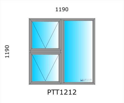Aluminium Top Hung Window PTT1212 - Image 4