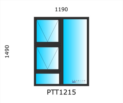Aluminium Top Hung Window PTT1215 - Image 2
