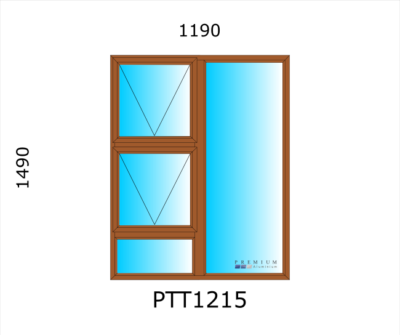 Aluminium Top Hung Window PTT1215