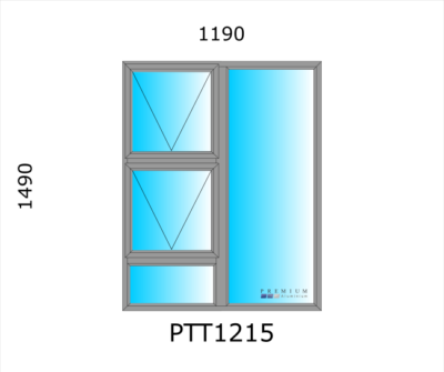 Aluminium Top Hung Window PTT1215 - Image 4