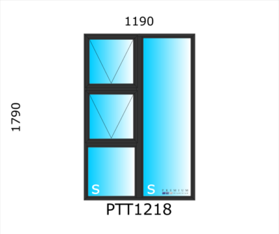 Aluminium Top Hung Window PTT1218 - Image 2