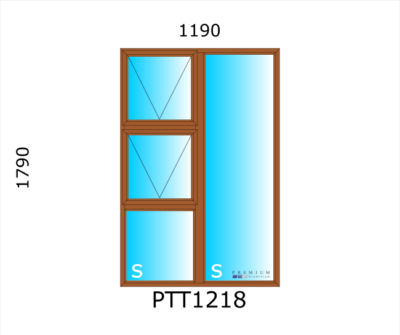Aluminium Top Hung Window PTT1218
