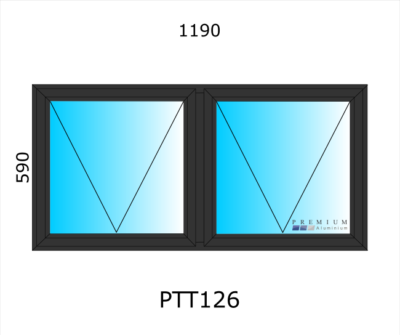 Aluminium Top Hung Window PTT126 - Image 2
