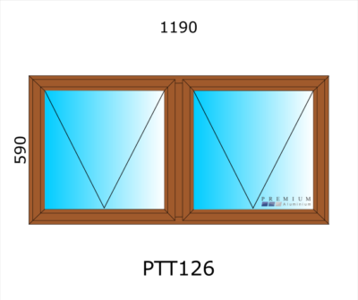 Aluminium Top Hung Window PTT126