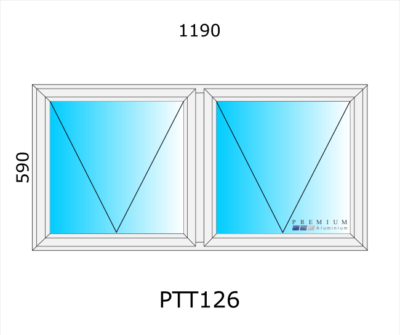 Aluminium Top Hung Window PTT126 - Image 5