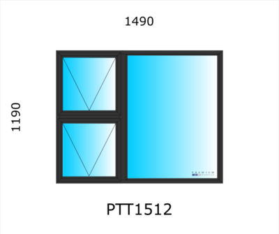 Aluminium Top Hung Window PTT1512 - Image 2