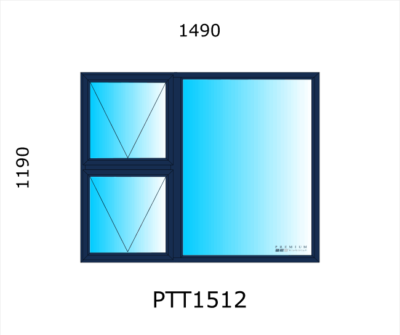 Aluminium Top Hung Window PTT1512 - Image 3