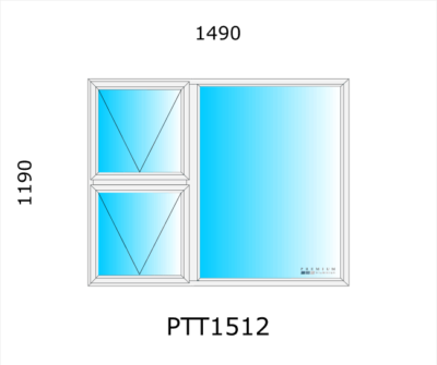 Aluminium Top Hung Window PTT1512 - Image 5