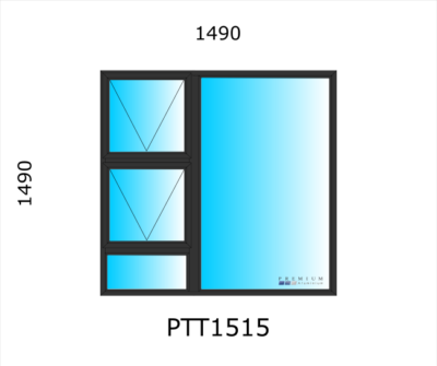 Aluminium Top Hung Window PTT1515 - Image 2