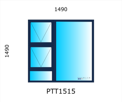 Aluminium Top Hung Window PTT1515 - Image 3