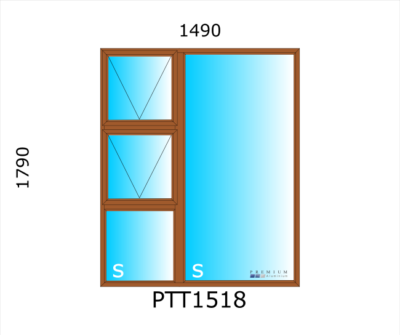 Aluminium Top Hung Window PTT1518