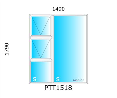 Aluminium Top Hung Window PTT1518 - Image 5