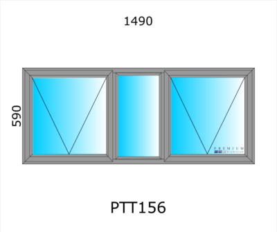 Aluminium Top Hung Window PTT156 - Image 3