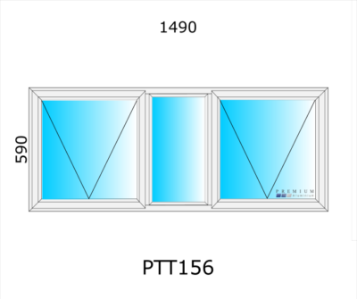 Aluminium Top Hung Window PTT156 - Image 2