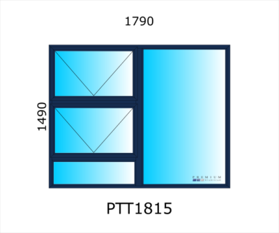 Aluminium Top Hung Window PTT1815 - Image 3