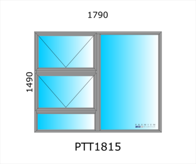 Aluminium Top Hung Window PTT1815 - Image 4