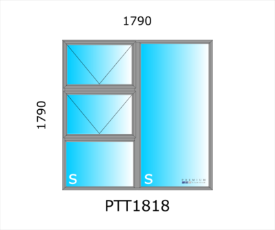 Aluminium Top Hung Window PTT1818 - Image 4