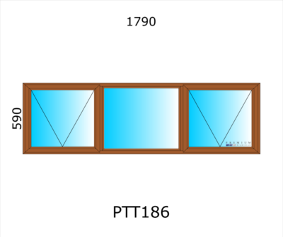 Aluminium Top Hung Window PTT186