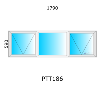 Aluminium Top Hung Window PTT186 - Image 2