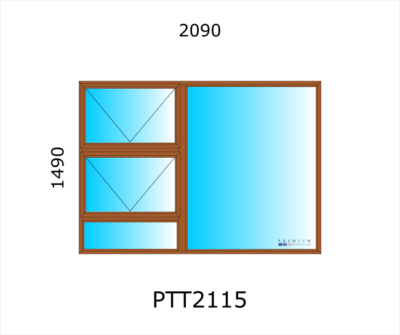 Aluminium Top Hung Window PTT2115