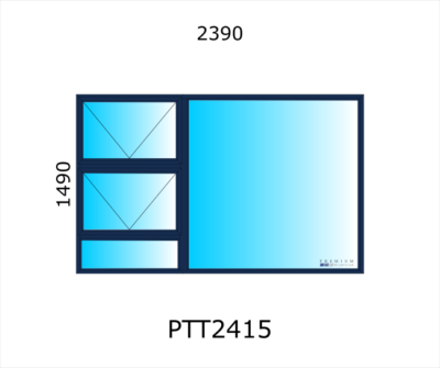 Aluminium Top Hung Window PTT2415 - Image 3