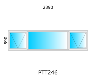 Aluminium Top Hung Window PTT246 - Image 2