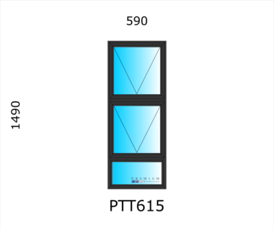 Aluminium Top Hung Window PTT615 - Image 2