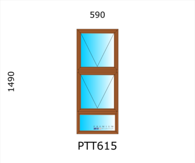 Aluminium Top Hung Window PTT615