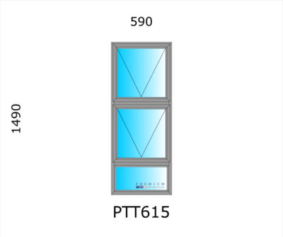 Aluminium Top Hung Window PTT615 - Image 4