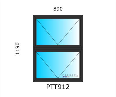 Aluminium Top Hung Window PTT912 - Image 2