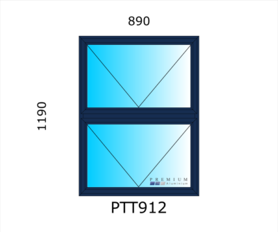 Aluminium Top Hung Window PTT912 - Image 3