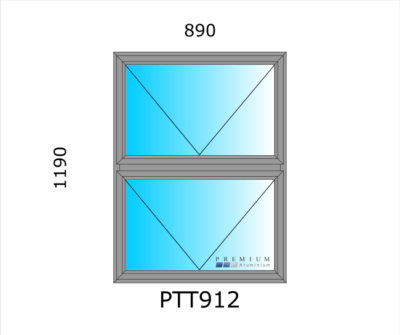 Aluminium Top Hung Window PTT912 - Image 4
